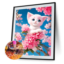 Load image into Gallery viewer, Cat On A Branch 30*40CM(Canvas) Full Round Drill Diamond Painting
