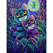 Load image into Gallery viewer, Cat 30*40CM(Canvas) Full Round Drill Diamond Painting
