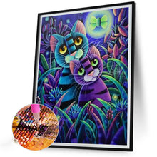 Load image into Gallery viewer, Cat 30*40CM(Canvas) Full Round Drill Diamond Painting
