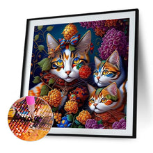 Load image into Gallery viewer, Cat 35*35CM(Canvas) Full Round Drill Diamond Painting
