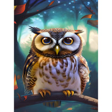 Load image into Gallery viewer, Owl 40*50CM(Canvas) Full Round Drill Diamond Painting

