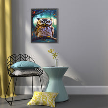 Load image into Gallery viewer, Owl 40*50CM(Canvas) Full Round Drill Diamond Painting
