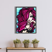 Load image into Gallery viewer, Long-Haired Girl 30*40CM(Canvas) Full Round Drill Diamond Painting
