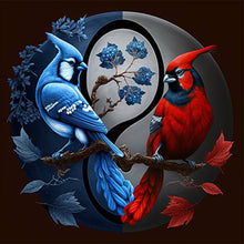Load image into Gallery viewer, Bird Yin-Yang Diagram 50*50CM(Canvas) Full Round Drill Diamond Painting
