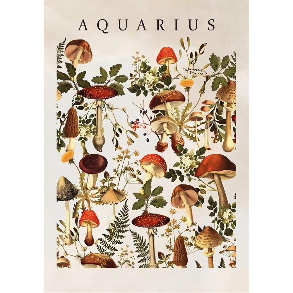 Yishu - Aquarius - 50*70CM 11CT 3 Stamped Cross Stitch