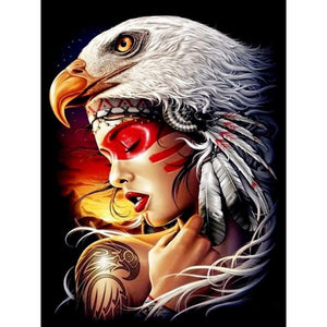 Indian 30*40CM(Canvas) Full Round Drill Diamond Painting
