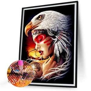 Indian 30*40CM(Canvas) Full Round Drill Diamond Painting