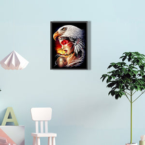 Indian 30*40CM(Canvas) Full Round Drill Diamond Painting