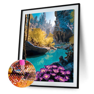 Valley 40*50CM(Canvas) Full Round Drill Diamond Painting