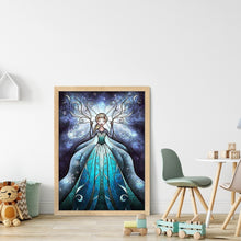 Load image into Gallery viewer, Huancan - Disney Elsa - 50*65CM 11CT 3 Stamped Cross Stitch
