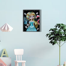 Load image into Gallery viewer, Sad Alice 30*40CM(Canvas) Full Round Drill Diamond Painting
