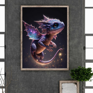 Pterosaur 30*40CM(Canvas) Full Round Drill Diamond Painting