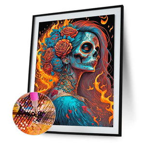 In-Bone Personality 30*40CM(Canvas) Full Round Drill Diamond Painting
