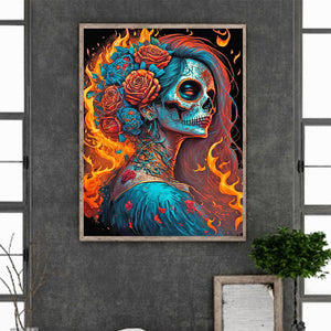 In-Bone Personality 30*40CM(Canvas) Full Round Drill Diamond Painting