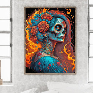 In-Bone Personality 30*40CM(Canvas) Full Round Drill Diamond Painting