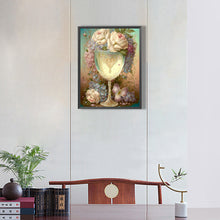 Load image into Gallery viewer, Flower Goblet 30*40CM(Canvas) Full Round Drill Diamond Painting
