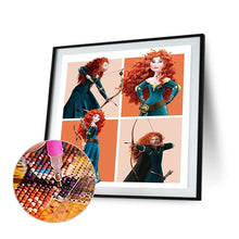 Load image into Gallery viewer, Disney Princess Merida 40*40CM(Canvas) Full Round Drill Diamond Painting
