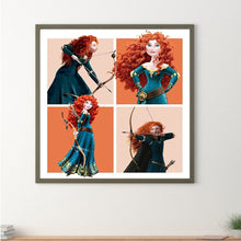 Load image into Gallery viewer, Disney Princess Merida 40*40CM(Canvas) Full Round Drill Diamond Painting
