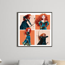 Load image into Gallery viewer, Disney Princess Merida 40*40CM(Canvas) Full Round Drill Diamond Painting
