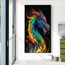 Load image into Gallery viewer, Colorful Dragon 40*70CM(Canvas) Full Round Drill Diamond Painting
