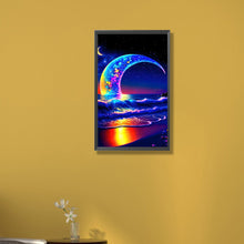 Load image into Gallery viewer, Colorful Lake And Mountain 30*50CM(Canvas) Full Round Drill Diamond Painting

