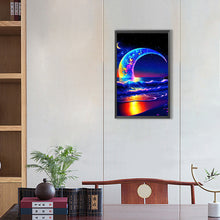 Load image into Gallery viewer, Colorful Lake And Mountain 30*50CM(Canvas) Full Round Drill Diamond Painting
