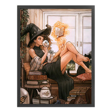 Load image into Gallery viewer, Huancan - Girl - 50*65CM 11CT 3 Stamped Cross Stitch

