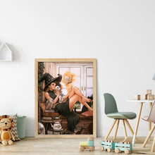 Load image into Gallery viewer, Huancan - Girl - 50*65CM 11CT 3 Stamped Cross Stitch

