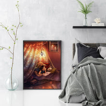 Load image into Gallery viewer, Huancan - Girl - 50*65CM 11CT 3 Stamped Cross Stitch
