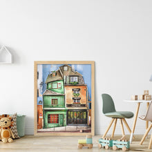Load image into Gallery viewer, Huancan - House - 45*60CM 11CT 3 Stamped Cross Stitch
