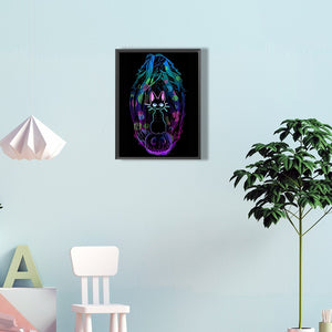 Skeleton Cat 30*40CM(Canvas) Full Round Drill Diamond Painting