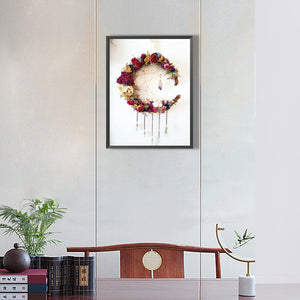 Dreamcatcher And Flowers 30*40CM(Canvas) Full Round Drill Diamond Painting