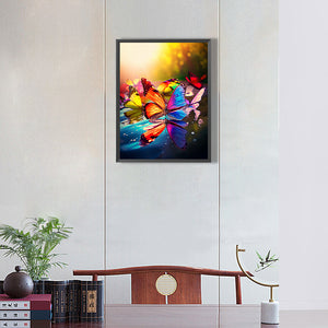 Butterfly 30*40CM(Canvas) Full Round Drill Diamond Painting