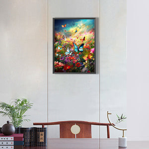 Butterfly 30*40CM(Canvas) Full Round Drill Diamond Painting