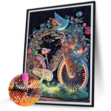 Load image into Gallery viewer, Bicycle Carefully Decorated With Magic 30*40CM(Canvas) Full Round Drill Diamond Painting

