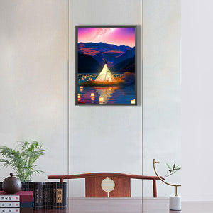 Beautiful Landscapes 30*40CM(Canvas) Full Round Drill Diamond Painting