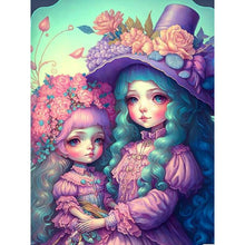 Load image into Gallery viewer, Fruit And Flower Sisters 30*40CM(Canvas) Full Round Drill Diamond Painting
