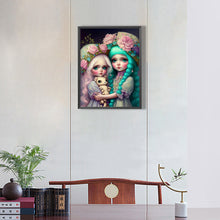 Load image into Gallery viewer, Fruit And Flower Sisters 30*40CM(Canvas) Full Round Drill Diamond Painting

