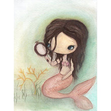 Load image into Gallery viewer, Fishtail Girl 30*40CM(Canvas) Full Round Drill Diamond Painting
