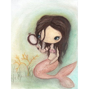 Fishtail Girl 30*40CM(Canvas) Full Round Drill Diamond Painting
