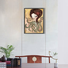 Load image into Gallery viewer, Octopus Girl 30*40CM(Canvas) Full Round Drill Diamond Painting
