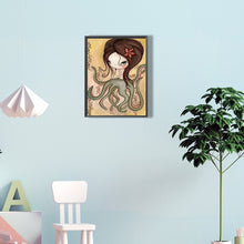 Load image into Gallery viewer, Octopus Girl 30*40CM(Canvas) Full Round Drill Diamond Painting
