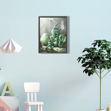 Load image into Gallery viewer, Dinosaur Communicating With Caterpillars 30*40CM(Canvas) Full Round Drill Diamond Painting
