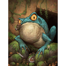 Load image into Gallery viewer, Ferocious Frog Eating 30*40CM(Canvas) Full Round Drill Diamond Painting
