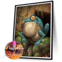 Load image into Gallery viewer, Ferocious Frog Eating 30*40CM(Canvas) Full Round Drill Diamond Painting
