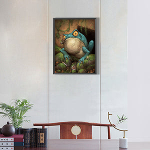 Ferocious Frog Eating 30*40CM(Canvas) Full Round Drill Diamond Painting