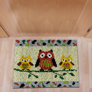 Three Owls - 52*38CM Carpet Embroidery
