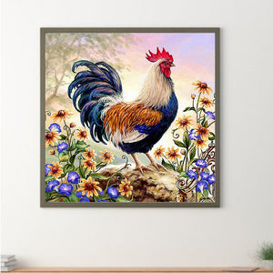 Rooster 50*50CM(Picture) Full Square Drill Diamond Painting