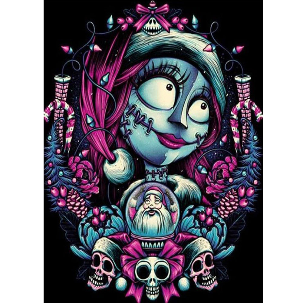 Corpse Bride And Skull 40*50CM(Picture) Full Square Drill Diamond Painting