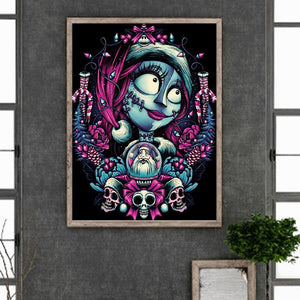 Corpse Bride And Skull 40*50CM(Picture) Full Square Drill Diamond Painting